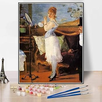 Amazon | 油絵 数字キットによる絵画 塗り絵 大人 手塗り エドゥ